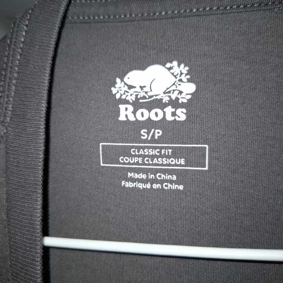 Roots Men's Charcoal Tee - Picture 8 of 9
